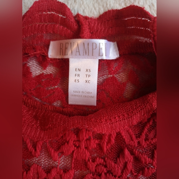 Revamped lace top. Size XS. - Picture 8 of 8